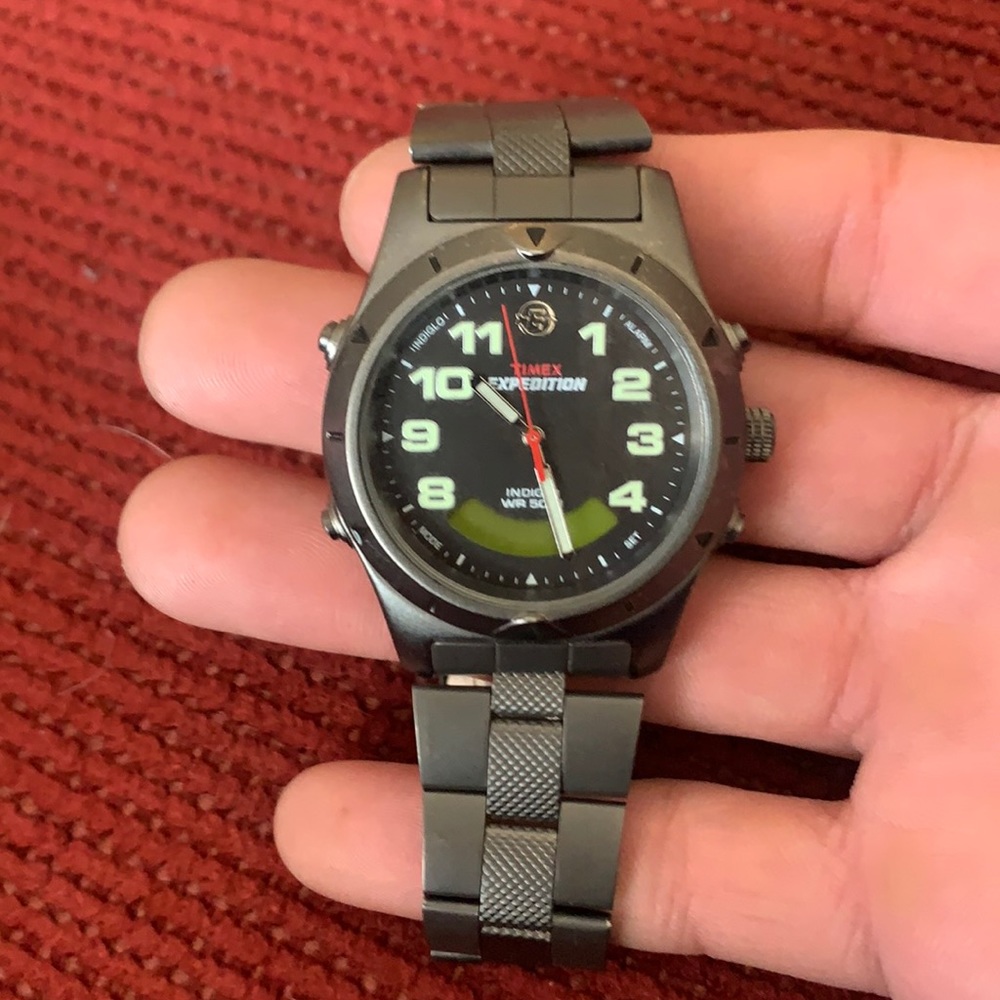 Timex expedition indiglo wr50m